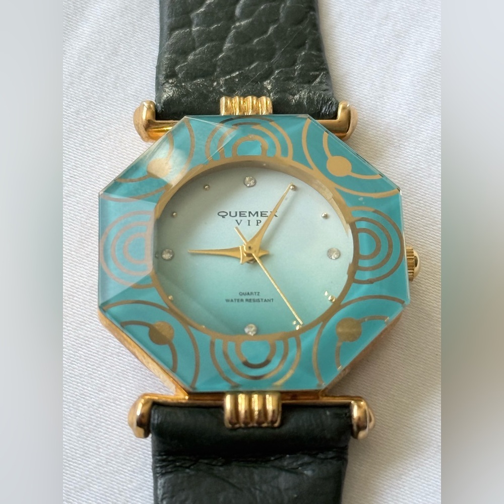 Quemex VIP Gold and Blue Watch